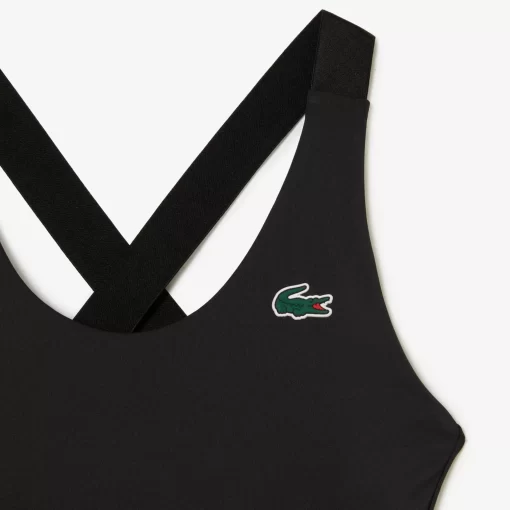 Brassiere Sport Avec Dos Croise Contraste | Lacoste Fashion