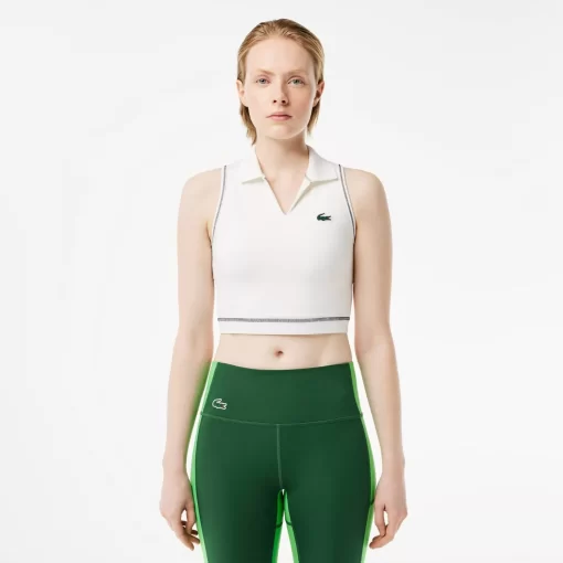 Brassiere Sport Facon Polo En Fibres Recyclees | Lacoste Store