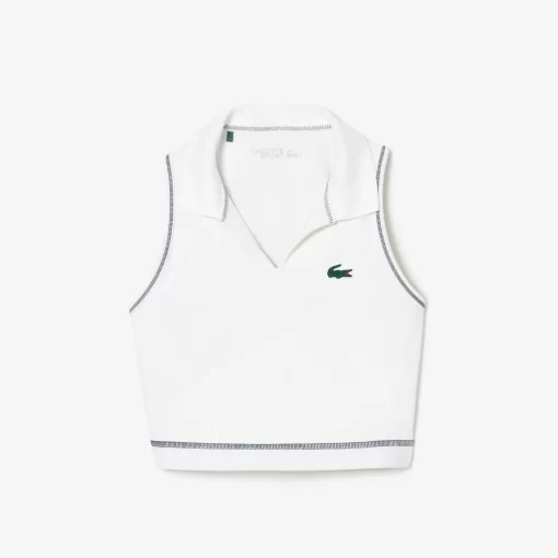 Brassiere Sport Facon Polo En Fibres Recyclees | Lacoste Store