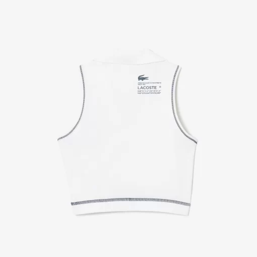 Brassiere Sport Facon Polo En Fibres Recyclees | Lacoste Store