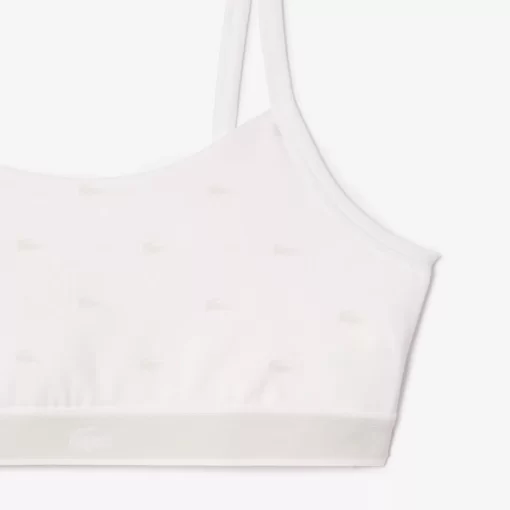 Brassiere Stretch Avec Imprime Crocodile | Lacoste Fashion