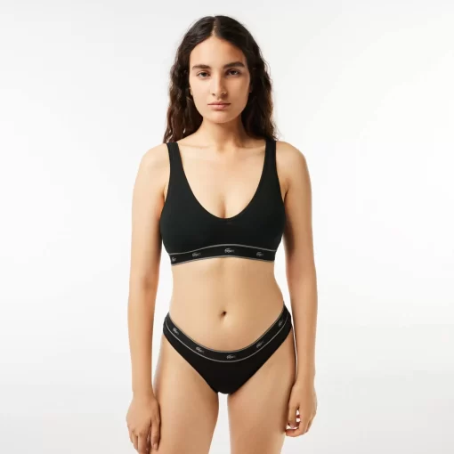 Brassiere Triangle En Coton Stretch | Lacoste Best Sale