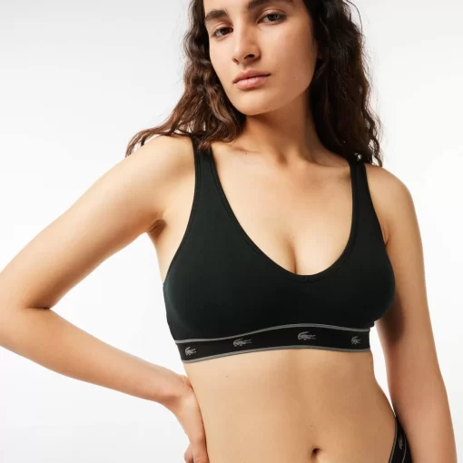 Brassiere Triangle En Coton Stretch | Lacoste Best Sale