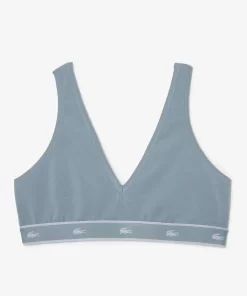 Brassiere Triangle En Coton Stretch | Lacoste Fashion