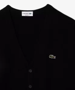 Cardigan Col V Homme En Coton Biologique | Lacoste Hot