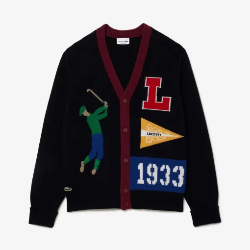 Cardigan En Laine Inspiration Golf | Lacoste Best Sale