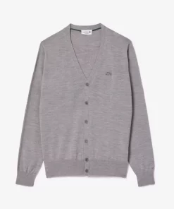 Cardigan En Laine Merinos | Lacoste Cheap