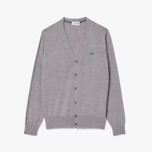 Cardigan En Laine Merinos | Lacoste Cheap