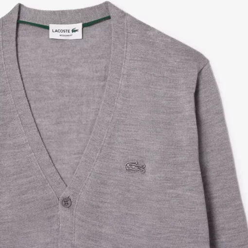 Cardigan En Laine Merinos | Lacoste Cheap