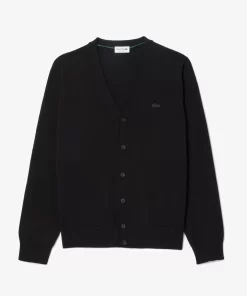 Cardigan En Laine Merinos | Lacoste Clearance