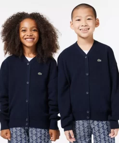 Cardigan Enfant Avec Marquage Contraste | Lacoste Best