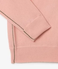 Cardigan Femme Col En V En Laine | Lacoste Discount