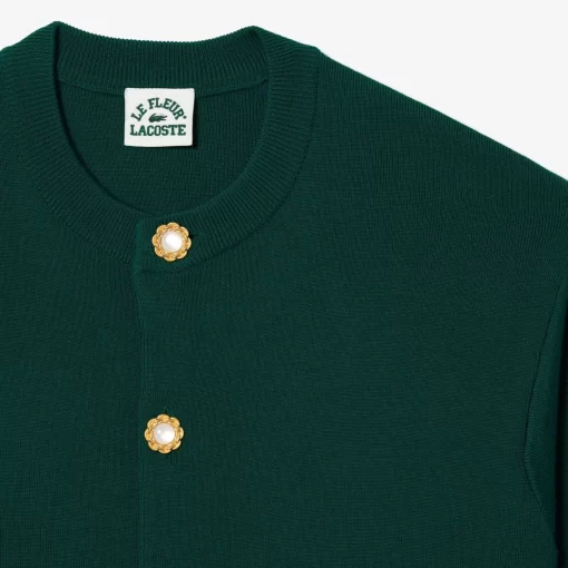 Cardigan X Le Fleur Epaules Tombantes | Lacoste Clearance