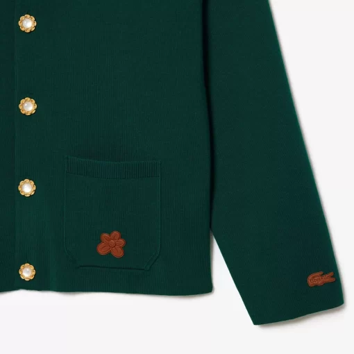 Cardigan X Le Fleur Epaules Tombantes | Lacoste Clearance