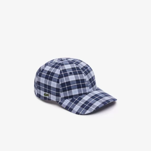 Casquette A Carreaux En Flanelle De Coton | Lacoste Flash Sale