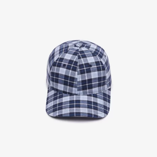 Casquette A Carreaux En Flanelle De Coton | Lacoste Flash Sale