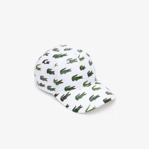 Casquette A Imprime Signature En Coton | Lacoste Discount