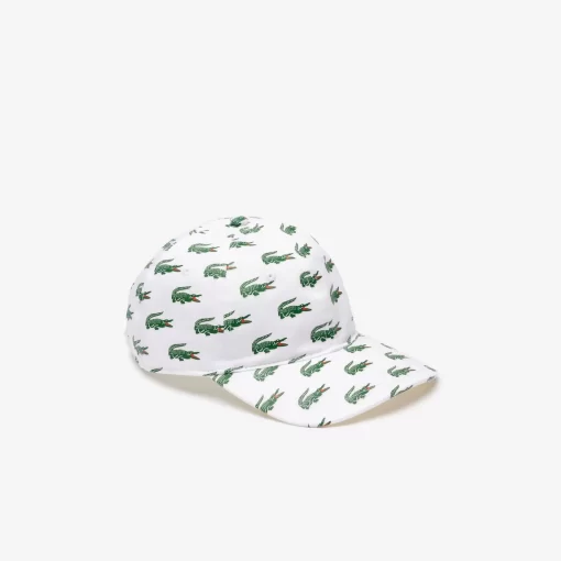 Casquette Imprime Crocodile En Coton | Lacoste Cheap