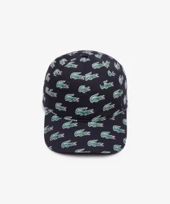 Casquette Imprime Crocodile En Coton | Lacoste Best Sale