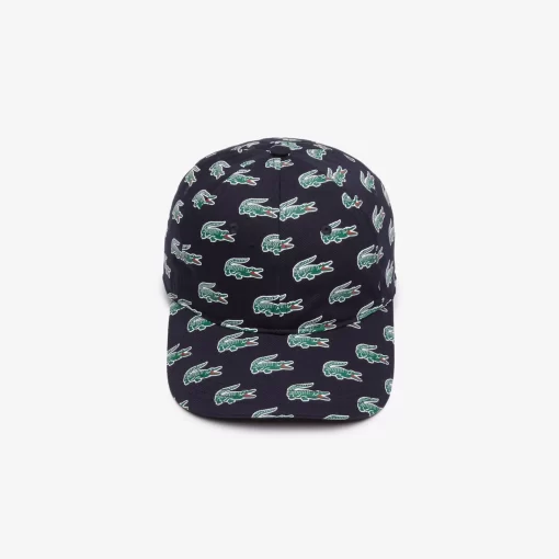 Casquette Imprime Crocodile En Coton | Lacoste Best Sale