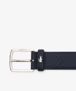 Ceinture Men'S Classic En Toile Effet Petit Pique | Lacoste Fashion