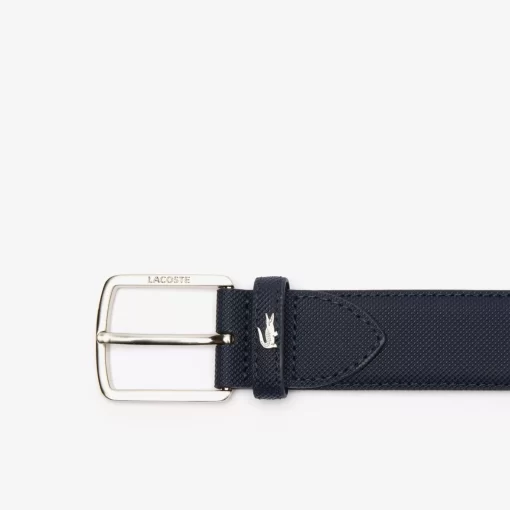 Ceinture Men'S Classic En Toile Effet Petit Pique | Lacoste Fashion