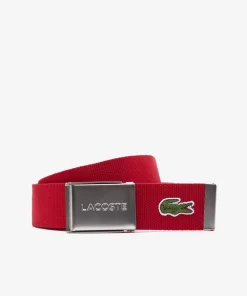 Ceinture Sangle Boucle Gravee Edition Made In France | Lacoste Hot