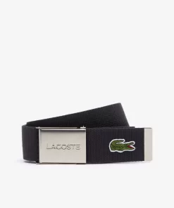 Ceinture Sangle Boucle Gravee Edition Made In France | Lacoste Flash Sale