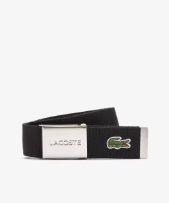 Ceinture Sangle Boucle Gravee Edition Made In France | Lacoste Fashion