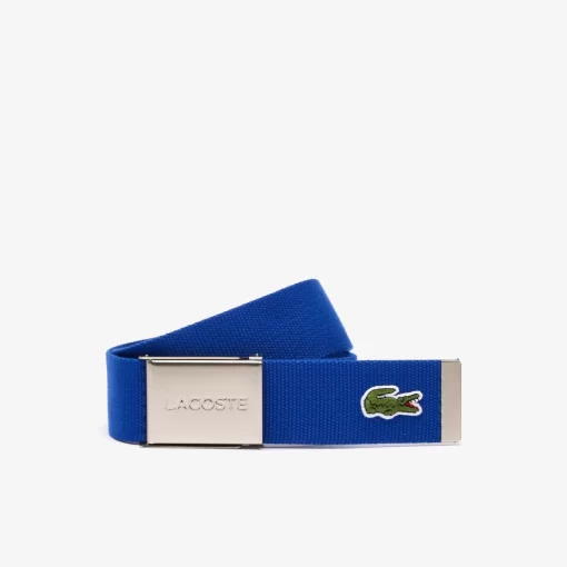 Ceinture Sangle Boucle Gravee Edition Made In France | Lacoste Clearance