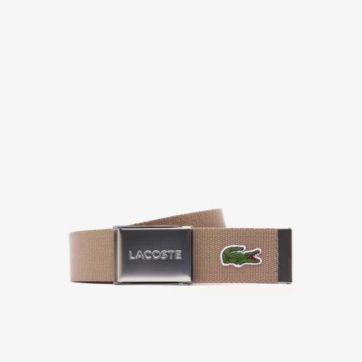 Ceinture Sangle Boucle Gravee Edition Made In France | Lacoste Best Sale