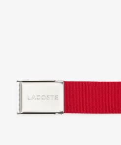 Ceinture Sangle Boucle Gravee Edition Made In France | Lacoste Hot