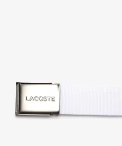 Ceinture Sangle Boucle Gravee Edition Made In France | Lacoste Sale