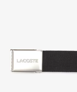 Ceinture Sangle Boucle Gravee Edition Made In France | Lacoste Fashion