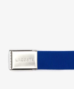 Ceinture Sangle Boucle Gravee Edition Made In France | Lacoste Clearance