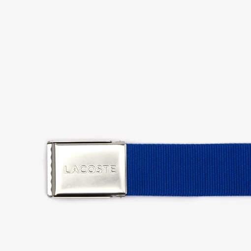 Ceinture Sangle Boucle Gravee Edition Made In France | Lacoste Clearance