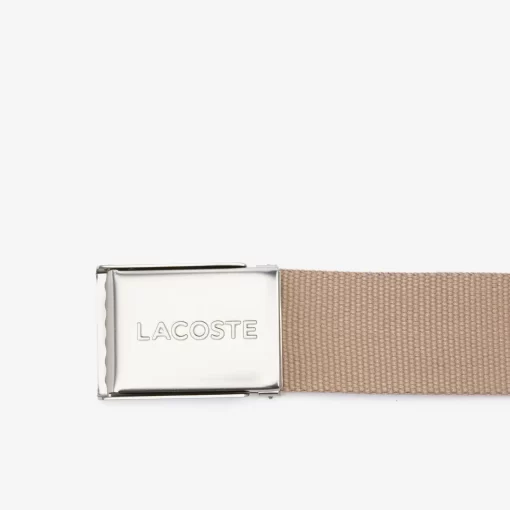 Ceinture Sangle Boucle Gravee Edition Made In France | Lacoste Best Sale