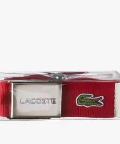 Ceinture Sangle Boucle Gravee Edition Made In France | Lacoste Hot