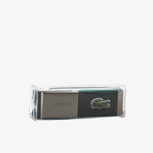 Ceinture Sangle Boucle Gravee Edition Made In France | Lacoste Clearance