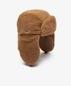 Chapka Avec Bouton Pression En Sherpa | Lacoste Best Sale