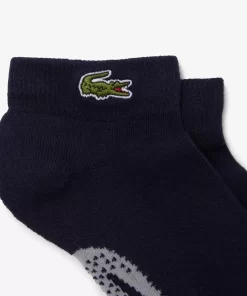 Chaussettes Basses Sport En Coton Imprime Crocodile | Lacoste Shop