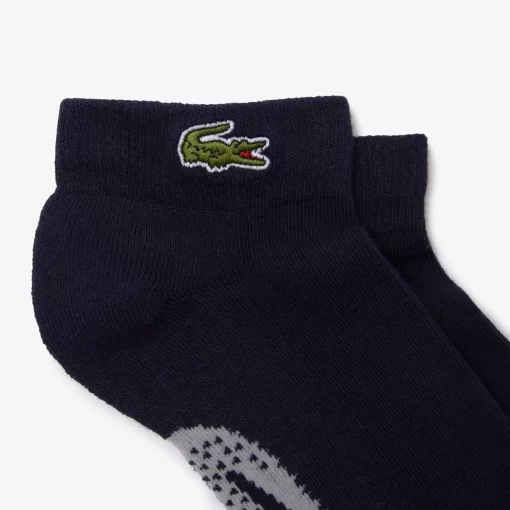 Chaussettes Basses Sport En Coton Imprime Crocodile | Lacoste Shop