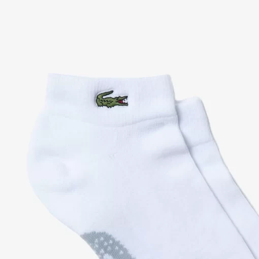 Chaussettes Basses Sport En Coton Imprime Crocodile | Lacoste Shop