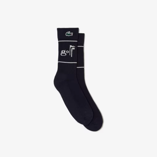 Chaussettes Unisexes Golf Avec Lettrages | Lacoste Best