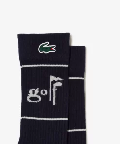 Chaussettes Unisexes Golf Avec Lettrages | Lacoste Best