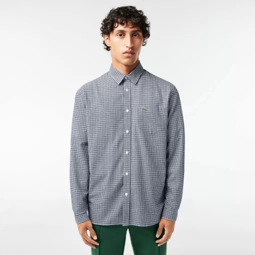 Chemise A Carreaux En Flanelle De Coton | Lacoste Online