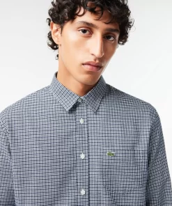 Chemise A Carreaux En Flanelle De Coton | Lacoste Online