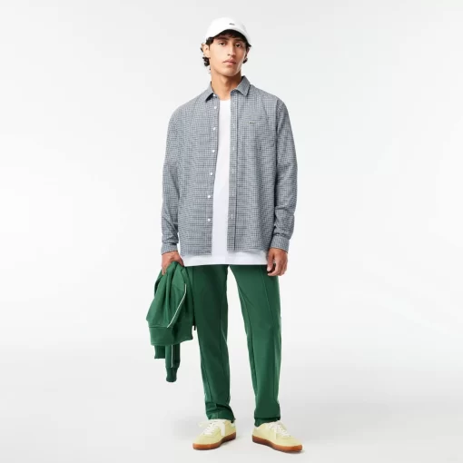 Chemise A Carreaux En Flanelle De Coton | Lacoste Online