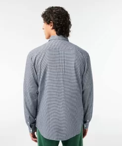 Chemise A Carreaux En Flanelle De Coton | Lacoste Online