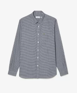 Chemise A Carreaux En Flanelle De Coton | Lacoste Online